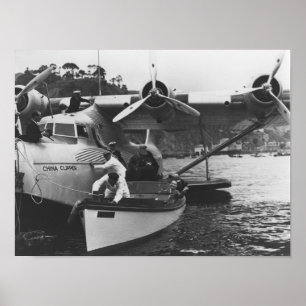 Glenn Martin w/China Clipper Poster