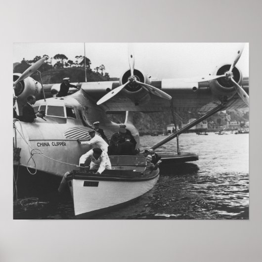 Glenn Martin w/China Clipper Poster (Vorne)