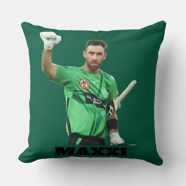 Glenn Maxwell Melbourne Stars Cricket Fan Art Kissen (Vorderseite)