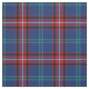 Glenn Tartan Pattern Blue Irish Kariert Stoff
