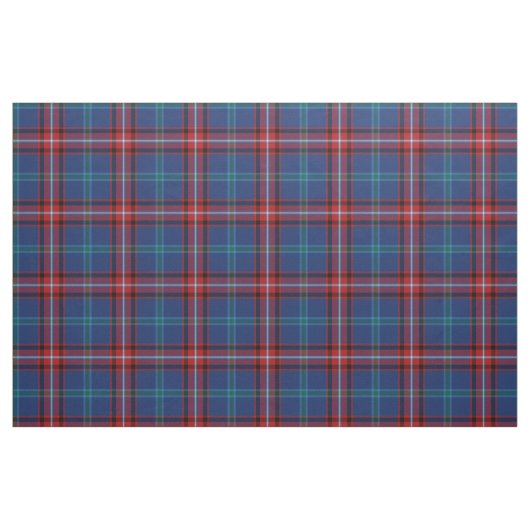 Glenn Tartan Pattern Blue Irish Kariert Stoff (Fat Quarter (45,7 x 55,9 cm))