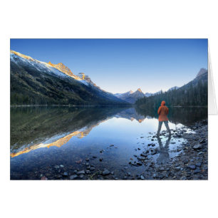 Glennes Lake Sunset - Glacier National Park