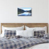 Glennes Lake Sunset - Glacier National Park Leinwanddruck (Insitu (Schlafzimmer))