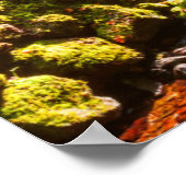 Glenoe Waterfall | Landkreis Antrim, Nordirland Poster (Ecke)