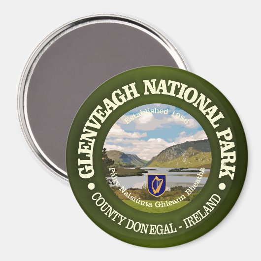 Glenveagh-Nationalpark Magnet (Vorderseite/Rückseite)
