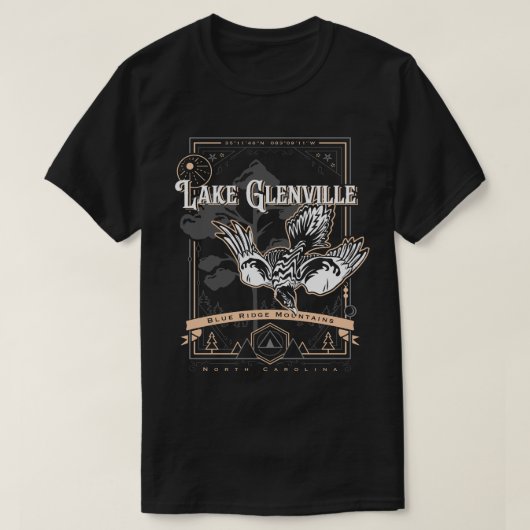 Glenville North Carolina Geobird T-Shirt (Design vorne)