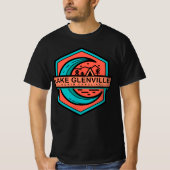 Glenville North Carolina Moon Glenville T-Shirt (Vorderseite)