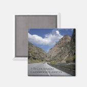 Glenwood Canyon Colorado I-70 Magnet (Vorderseite/Rückseite)