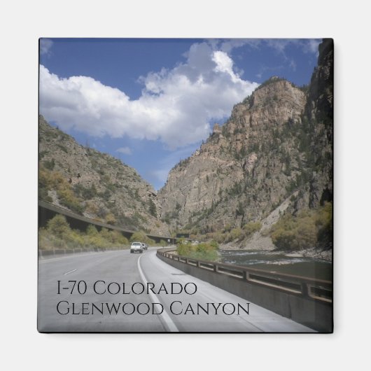 Glenwood Canyon Colorado I-70 Magnet (Vorne)