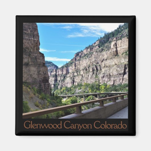 Glenwood Canyon Colorado Magnet (Vorne)