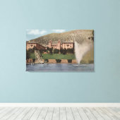 Glenwood Springs, CO - Ansicht des Hotels CO & Poo Leinwanddruck (Insitu (Holzboden))