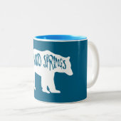 Glenwood Springs Colorado Bear Zweifarbige Tasse (VorderseiteRechts)
