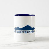 Glenwood Springs Colorado Bitte Zweifarbige Tasse (Mittel)