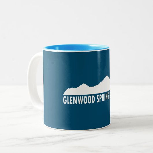 Glenwood Springs Colorado Bitte Zweifarbige Tasse (Vorderseite Links)