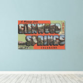 Glenwood Springs, Colorado - Große Buchstabenszene Leinwanddruck (Insitu (Holzboden))