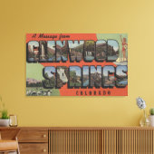 Glenwood Springs, Colorado - Große Buchstabenszene Leinwanddruck (Insitu (Wohnzimmer))