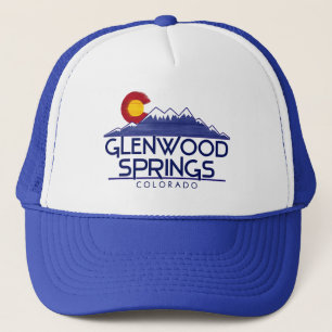 Glenwood Springs Colorado Holzhut Berge Truckerkappe