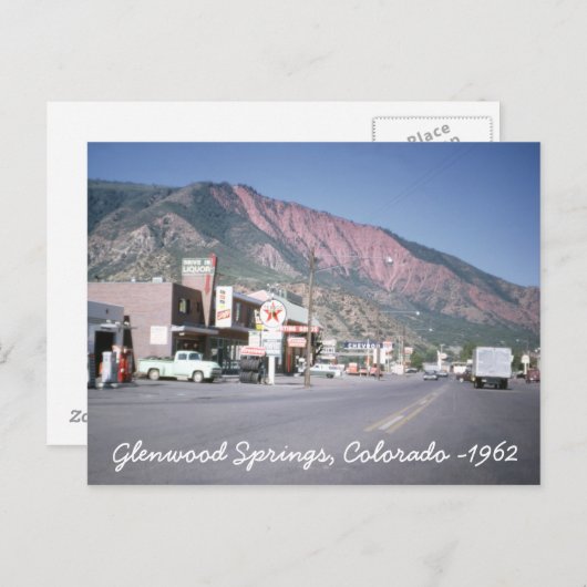 Glenwood Springs Colorado Postkarte (Vorne/Hinten)