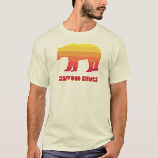 Glenwood Springs Colorado Rainbow Bear T-Shirt (Vorderseite)
