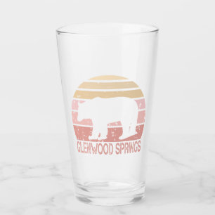 Glenwood Springs Colorado Retro Bär Glas