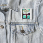 Glenwood Springs Colorado Ski Poster. Button (Beispiel)