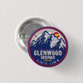 Glenwood Springs Colorado Wandern Button (Vorne & Hinten)