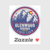 Glenwood Springs Colorado Wandern im Val Piora Aufkleber (Blatt)