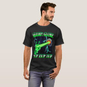 Glerp Glorp Funny Alien Cat Meme Gnarp Cat Silly A T-Shirt (Vorne ganz)