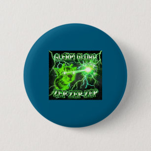 Glerp Glorp Lustiger Außerirdischer Gnarp Katze Al Button
