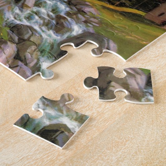 Gletcherwelt, die Schweiz Puzzle (Seite)
