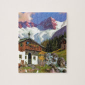 Gletcherwelt, die Schweiz Puzzle (Vertikal)