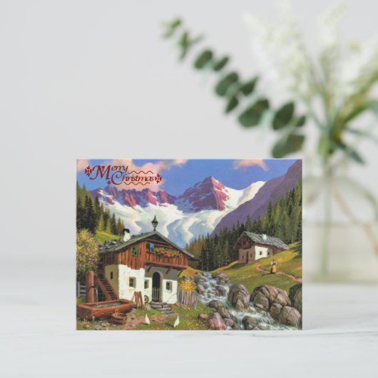 Gletcherwelt, Schweiz Postkarte (Stehend Vorderseite)