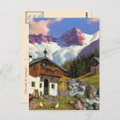 Gletcherwelt, Schweiz Postkarte (Vorne/Hinten)