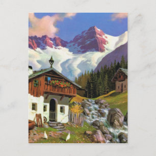 Gletcherwelt, Schweiz Postkarte