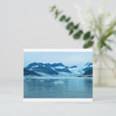 Gletscher 4 postkarte (Stehend Vorderseite)