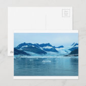 Gletscher 4 postkarte (Vorne/Hinten)