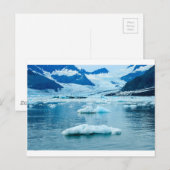 Gletscher 8 postkarte (Vorne/Hinten)