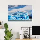 Gletscher, Argentinischer See Poster (Heimbüro)