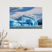Gletscher, Argentinischer See Poster (Küche)
