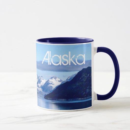 Gletscher-Bucht-Foto-Tasse Tasse (Rechts)