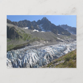 Gletscher der Alpen Postkarte