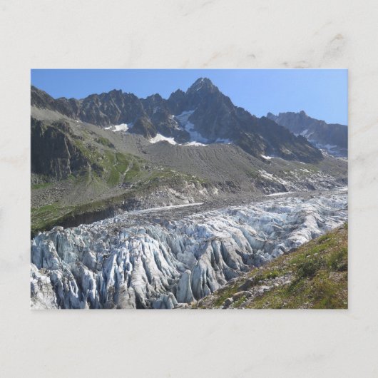 Gletscher der Alpen Postkarte (Vorderseite)