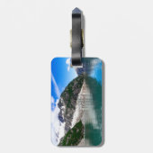 Gletscher-Gepäckmarke Gepäckanhänger (Rückseite vertikal)