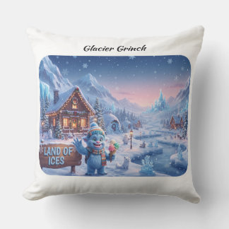 Gletscher Grinch Land der Eises Magischer Winter W Kissen
