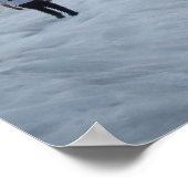 Gletscher-Hikers Poster (Ecke)