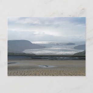 Gletscher im Nationalpark Vatnajokull - Island Postkarte