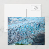Gletscher in Alaska Postkarte (Vorne/Hinten)