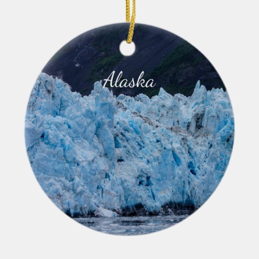 Gletscher in Prince William Sound Alaska Ornament (Vorne)