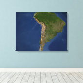 Gletscher in südamerikanischen Regionen Leinwanddruck (Insitu (Holzboden))