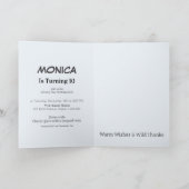 Gletscher-Leopard-Winter Einladung (Innenseite)